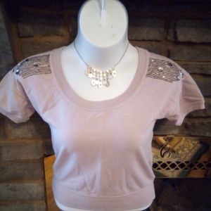 American Eagle beaded top